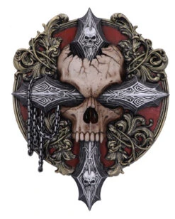 Cross Of Darkness Wandbild 32cm