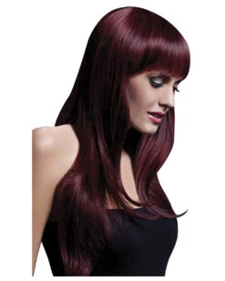 Damen Perücke Sienna Bordeaux