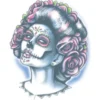 Day Of The Dead Klebetattoo Senora Muerte
