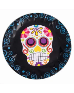 Day Of The Dead Sugar Skull Pappteller