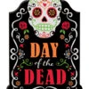 Day Of The Dead Schild Mit Glitter-Schrift