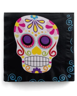 Day Of The Dead Sugar Skull Servietten