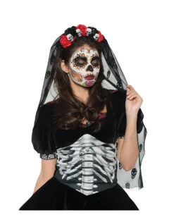 Day Of The Dead Totenkopf Haarreifen