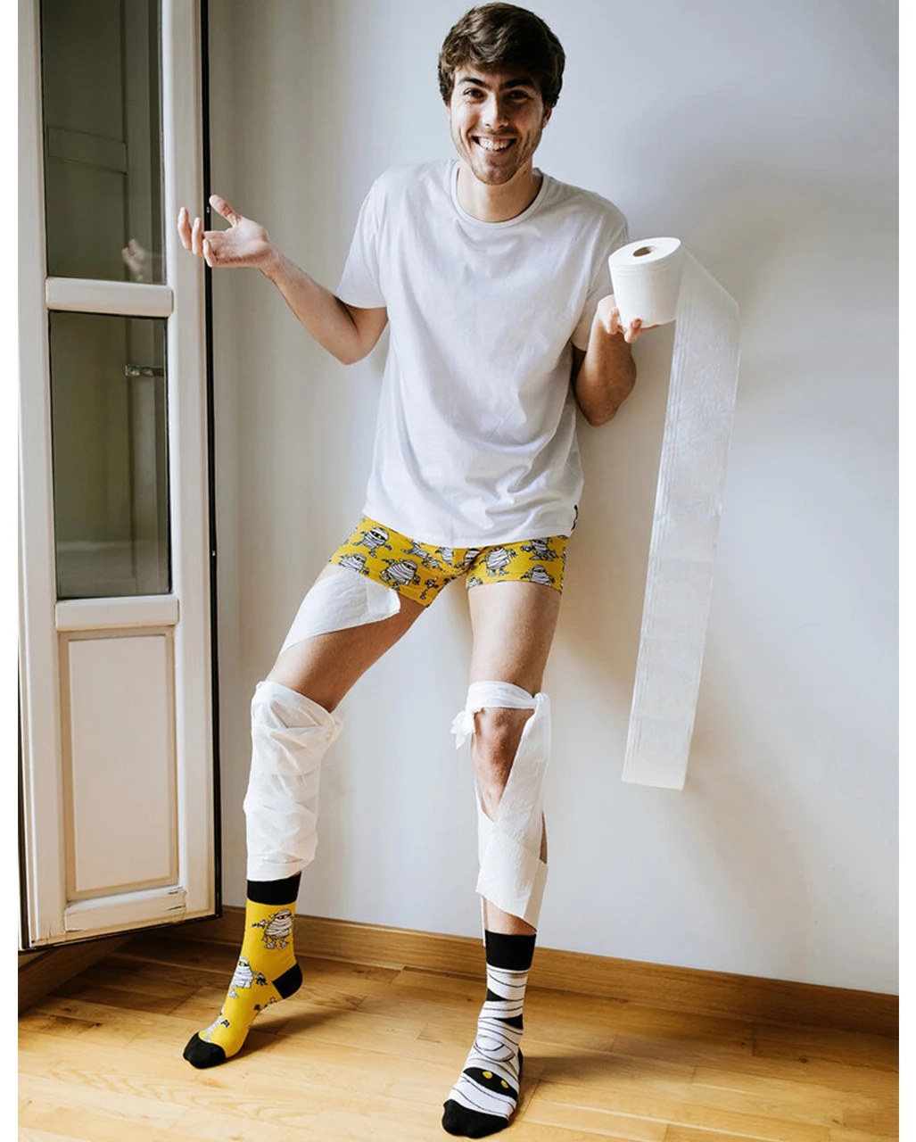 Halloween Mumien Socken 4 Halloween Mumien Socken – Bild 4