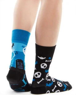 Halloween Skelett Socken -Schattenfest Verkäufe dedoles lustige skelett socken dedoles skeletons good mood socks halloween socken 52461 3