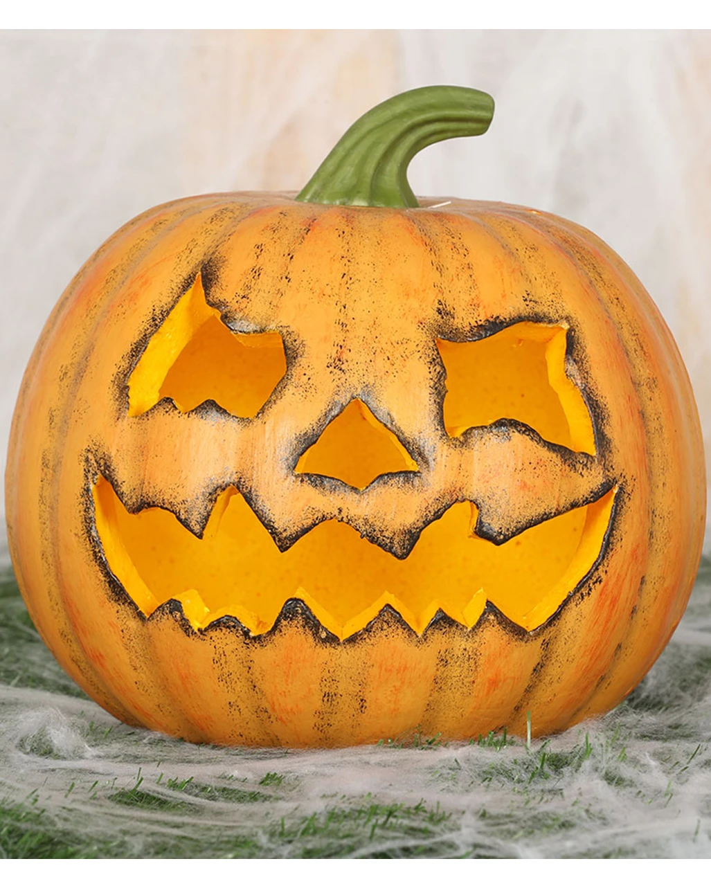 Deko Kürbis Halloween 20cm 1 Deko Kürbis Halloween 20cm