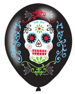 Dia De Los Muertos Luftballons 6 St.