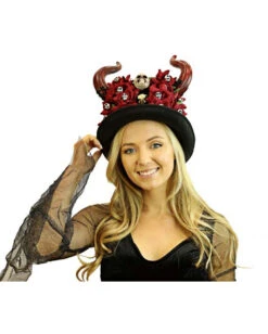 Dia De Los Muertos Zylinder Mit Hörner 5 Dia De Los Muertos Zylinder Mit Hörner -Schattenfest Verkäufe dia de los muertos zylinder mit hoerner day of the dead top hat with horns 50512 03