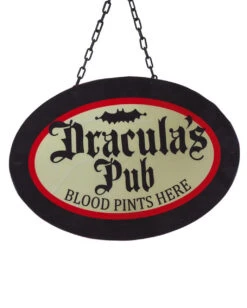 Draculas Pub Kneipenschild Mit LEDs 47cm