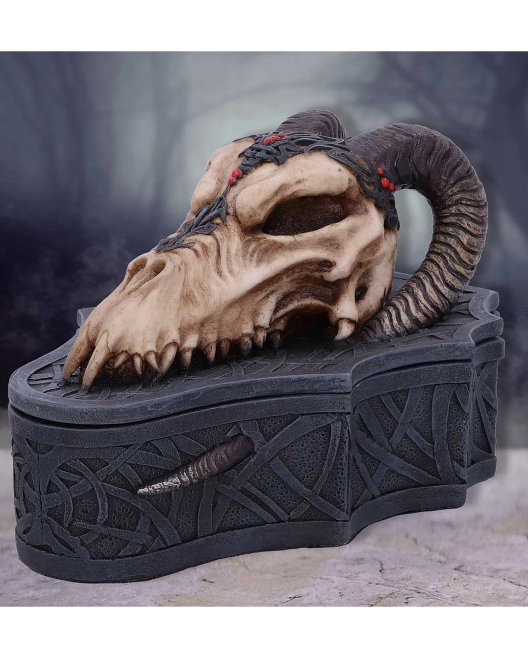 Dragon Skull Totenkopf Box 17,7cm 7 Dragon Skull Totenkopf Box 17,7cm – Bild 7