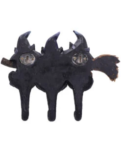 3 Hexen-Kätzchen Als Schlüsselbrett -Schattenfest Verkäufe drei hexen kaetzchen als schluesselbrett witches helpers key hanger halloween wohnaccessoire 52694 05