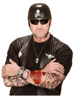 Tattoo Ärmel Easy Rider -Schattenfest Verkäufe easy rider tattoo aermel mit skelett und rosen motiv costume accessories tattoo sleeves 51885 2