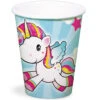 Einhorn Pappbecher 8 St.