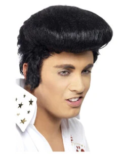 Elvis Perücke Mit Koteletten Original