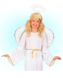 Engelsflügel Mit Weißen Federn 51x46cm -Schattenfest Verkäufe engelsfluegel mit weissen federn white angel wings kostuemfluegel und zuebehoer 52424 2