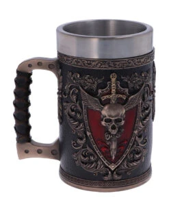 Et Alas Mortis Totenschädel Krug -Schattenfest Verkäufe et alas mortis totenschaedel krug et alas mortis skull tankard gothic deko mittelalter deko 50727 03
