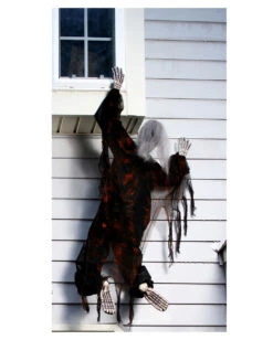 Fassadenkletter Skelett Schwarz 152 Cm