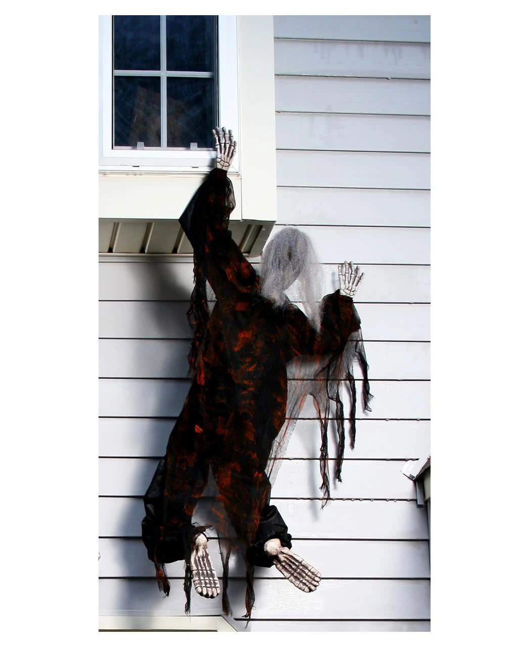 Fassadenkletter Skelett Schwarz 152 Cm 1 Fassadenkletter Skelett Schwarz 152 Cm