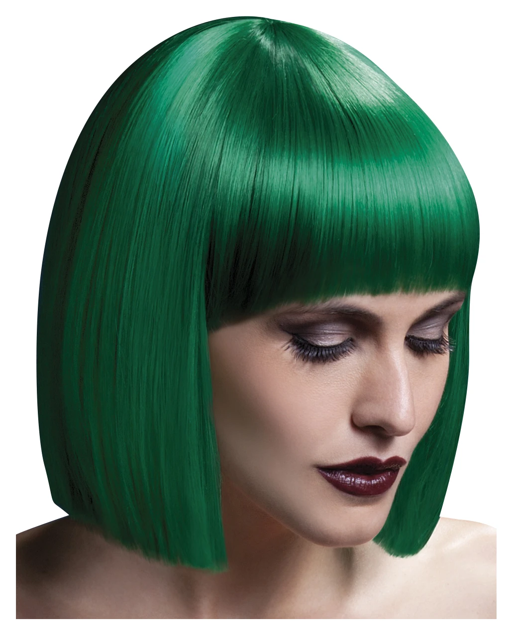 Damen Perücke Lola Grün 1 Damen Perücke Lola Grün