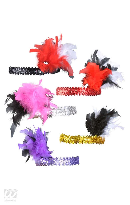 Flapper Federkopfschmuck 1 Flapper Federkopfschmuck