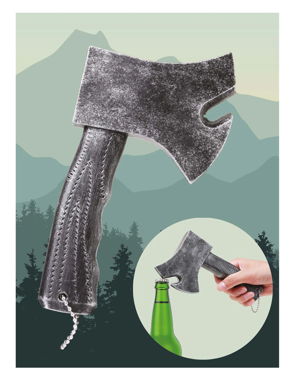 Flaschenöffner Axt 2 Flaschenöffner Axt – Bild 2