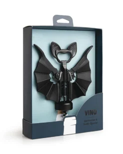 Fledermaus Flaschenöffner & Korkenzieher -Schattenfest Verkäufe fledermaus flaschenoeffner und korkenzieher bat corkscrew and bottle opener halloween tischdeko 51642 05