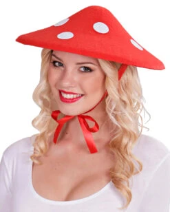 Fliegenpilz Hut -Schattenfest Verkäufe fliegenpilzhut aus filz faschingshut mit fliegenpilzmotiv karnevalshut 22958 3