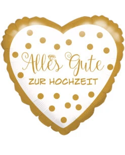 Alles Gute Zur Hochzeit Folienballon 43cm