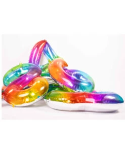 Folienballon Zahl 0 Regenbogen -Schattenfest Verkäufe folienballon zahl 0 regenbogenfarben foil ballon number 0 rainbow color 38805 03