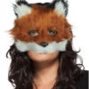 Fuchs Halbmaske Aus Plüsch