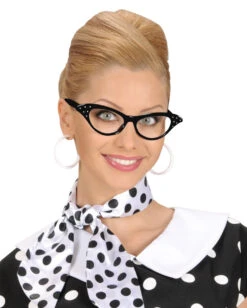 50er Jahre Brille Mit Strasssteinen 6 50er Jahre Brille Mit Strasssteinen -Schattenfest Verkäufe fuenfziger jahre cateye brille 50s brille rockabilly brille kostuembrille 29387 03