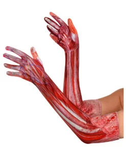 "Gehäutet" Halloween Handschuhe
