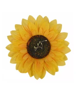 Gelbe Sonnenblume Brosche