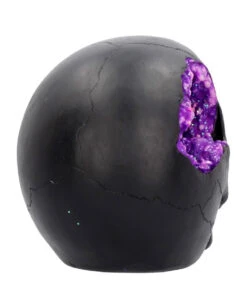Geode Totenkopf Mit Violettem Gothic Glitzer -Schattenfest Verkäufe geode totenkopf mit violetten gothic glitzer geode skull with purple gothic glitter 39526 05