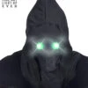 Faceless Maske Mit Leuchtend Grünen Augen