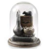 Glasglocke Mit Hexentrank & Zauberbuch 31cm