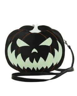 Glow In The Dark Jack O'Lantern Kürbis Handtasche