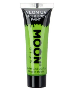 Glow In The Dark Make-up Neon Grün