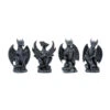 Gothic Drachen Stehend 4er Set
