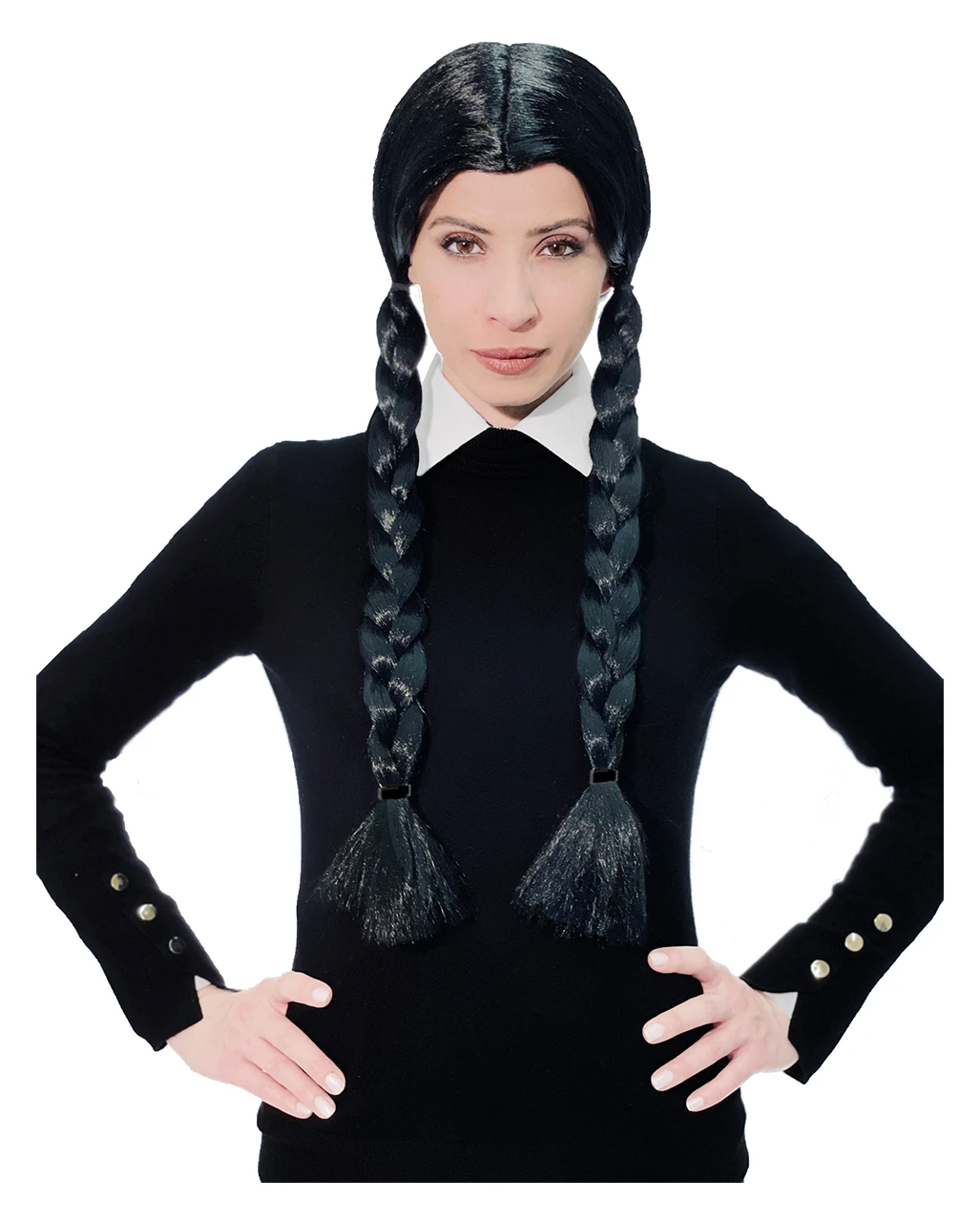 Gothic Family Girl Perücke 1 Gothic Family Girl Perücke