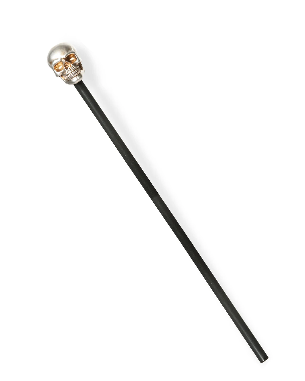 Gothic Gehstock Mit Metallic Totenschädel 1 Gothic Gehstock Mit Metallic Totenschädel