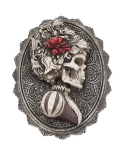 Gothic Skelett Dame Day Of The Dead Wandbild