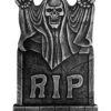 Grabstein Mit Skelett Phantom Reaper 55cm
