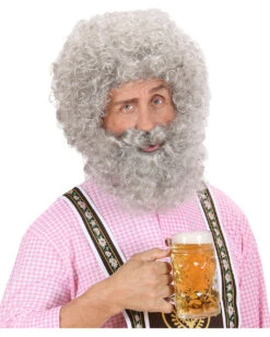 Perücke Mit Vollbart Grau -Schattenfest Verkäufe graue maennerperuecke mit vollbart seemanns peruecke zwergen peruecke herren peruecke 8800987 03