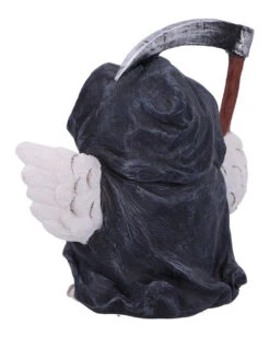 Grim Reaper Eule Mit Sense 12,5cm -Schattenfest Verkäufe grim reaper eule mit sense grim reaper owl with sickl gothic deko halloween tischdeko 50581 03
