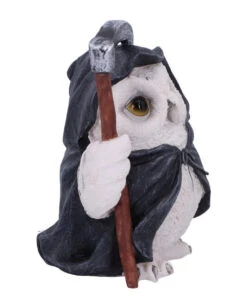 Grim Reaper Eule Mit Sense 12,5cm -Schattenfest Verkäufe grim reaper eule mit sense grim reaper owl with sickl gothic deko halloween tischdeko 50581 04