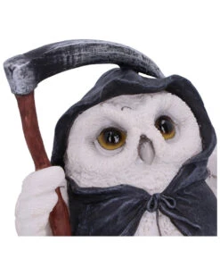 Grim Reaper Eule Mit Sense 12,5cm -Schattenfest Verkäufe grim reaper eule mit sense grim reaper owl with sickl gothic deko halloween tischdeko 50581 05