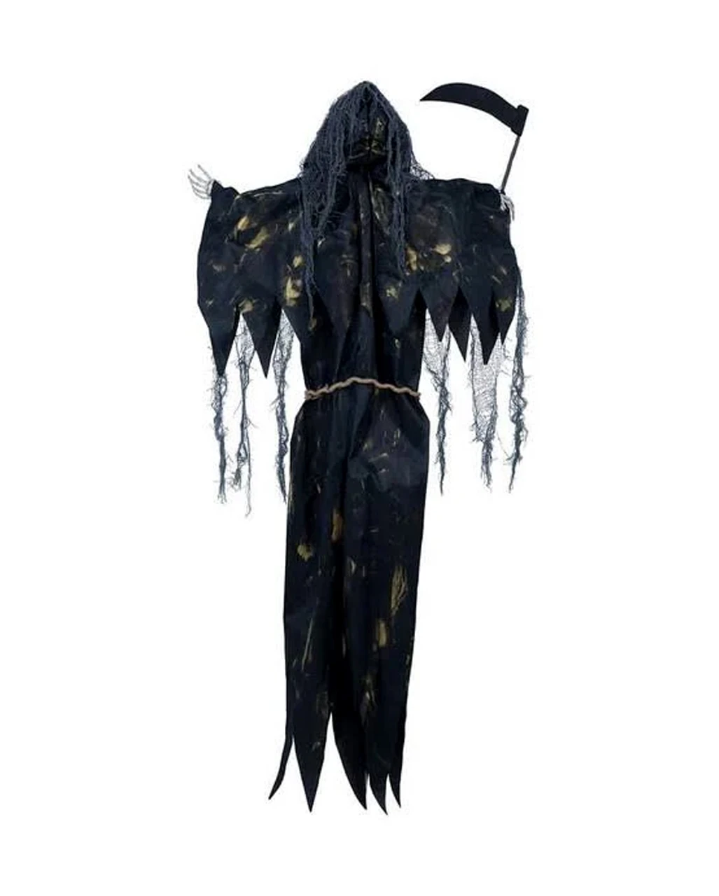 Grim Reaper Mit Sense & LED Augen 120cm 3 Grim Reaper Mit Sense & LED Augen 120cm – Bild 3