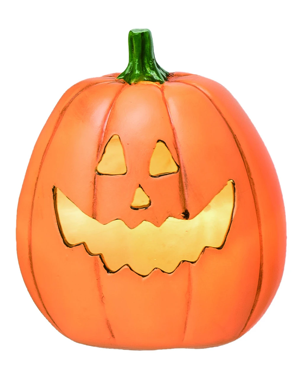 Grinsender Kürbis Mit LED Als Halloween Deko 16cm 2 Grinsender Kürbis Mit LED Als Halloween Deko 16cm – Bild 2