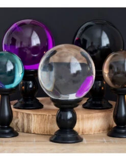 Große Wahrsage-Kugel Mit Ständer 13cm Ø 5 Große Wahrsage-Kugel Mit Ständer 13cm Ø -Schattenfest Verkäufe grosse wahrsage kugel mit staender grosse kristallkugel great crystal ball with stand gothic deko 53073 03